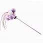 폼폼이 고양이 낚싯대 장난감(퍼플)