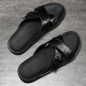크로스 남성 소가죽 슬리퍼(블랙) (260mm)