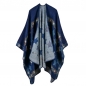 라베르 스타 무늬 여성 숄(블루)