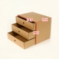 DIY 페이퍼 3단 박스 정리함(34.5cm)