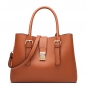 클레아 가죽 숄더백(브라운)