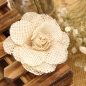 DIY부자재 린넨 장미꽃(베이지)