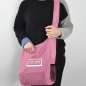 포켓 스트랩 롤업 시장가방(핑크)