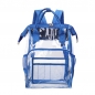 스퀘어 메쉬 포켓 백팩(블루)