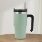 써머원 보온보냉 빨대 텀블러(600ml) (카키)