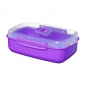 [뉴질랜드 시스테마] 투고 직사각 전자레인지용기 1.25L (퍼플)