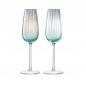 [영국 LSA]  더스크 샴페인잔 2p 세트 250ml (그린그레이)